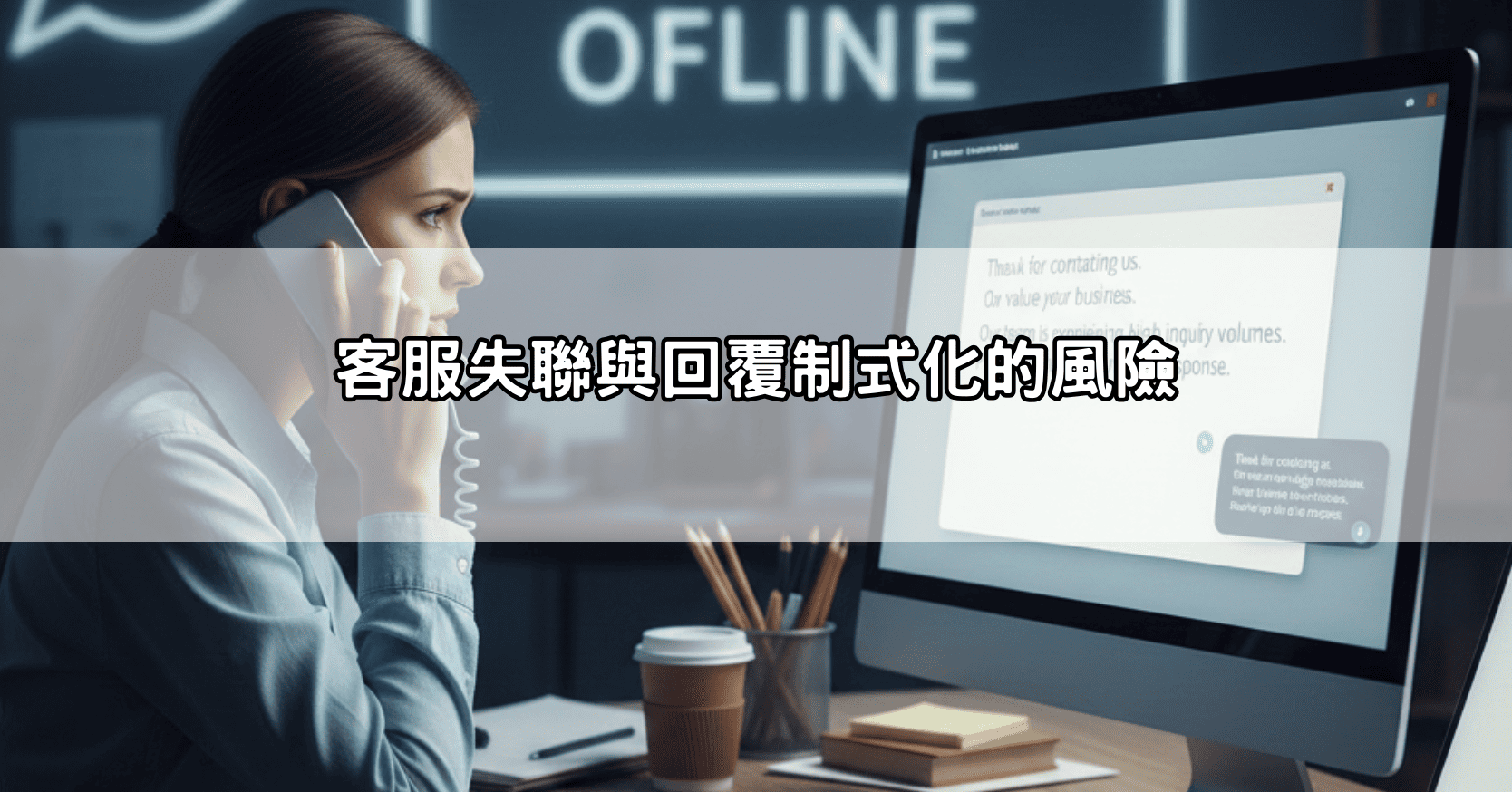 客服失聯與回覆制式化的風險