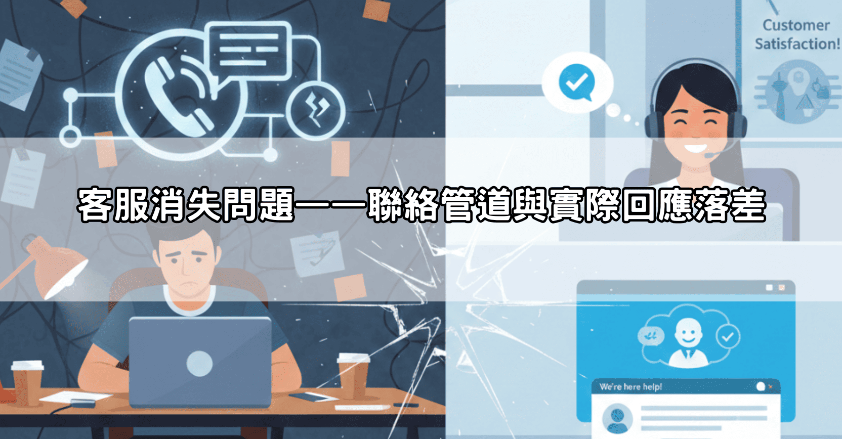 客服消失問題&mdash;&mdash;聯絡管道與實際回應落差