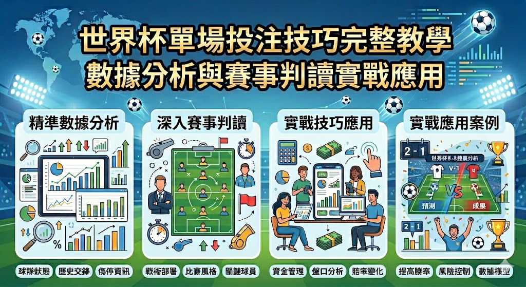 世界杯單場投注投注技巧完整教學：數據分析與賽事判讀實戰應用