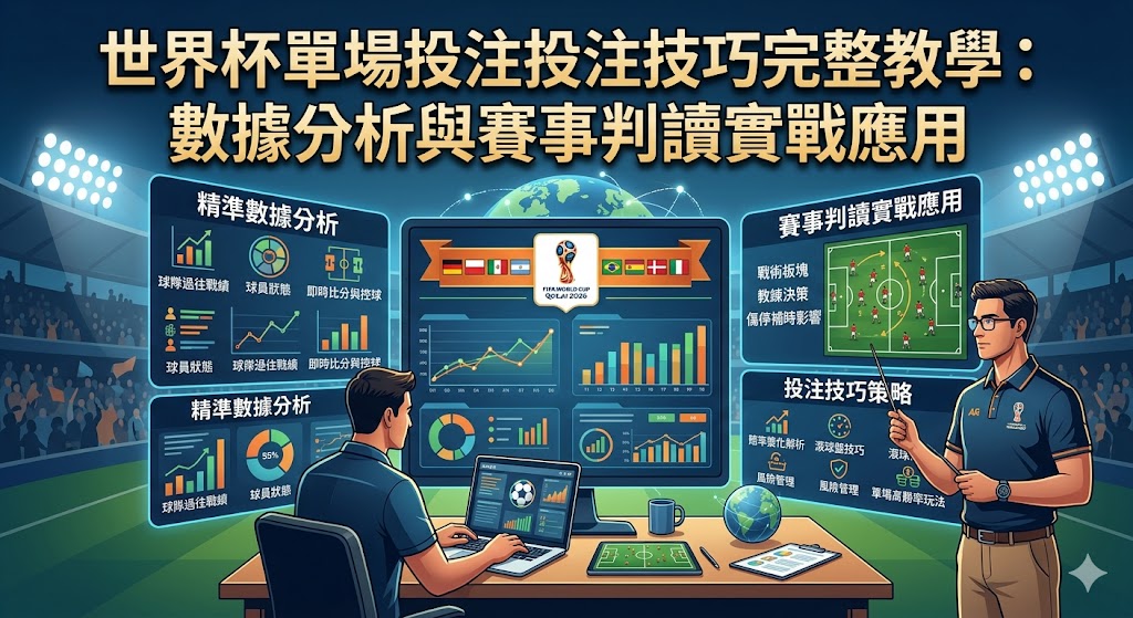 世界杯單場投注投注技巧完整教學：數據分析與賽事判讀實戰應用