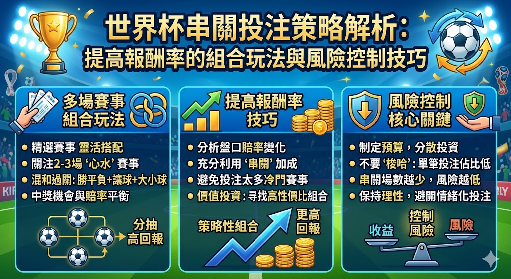 世界杯串關投注策略解析：提高報酬率的組合玩法與風險控制技巧