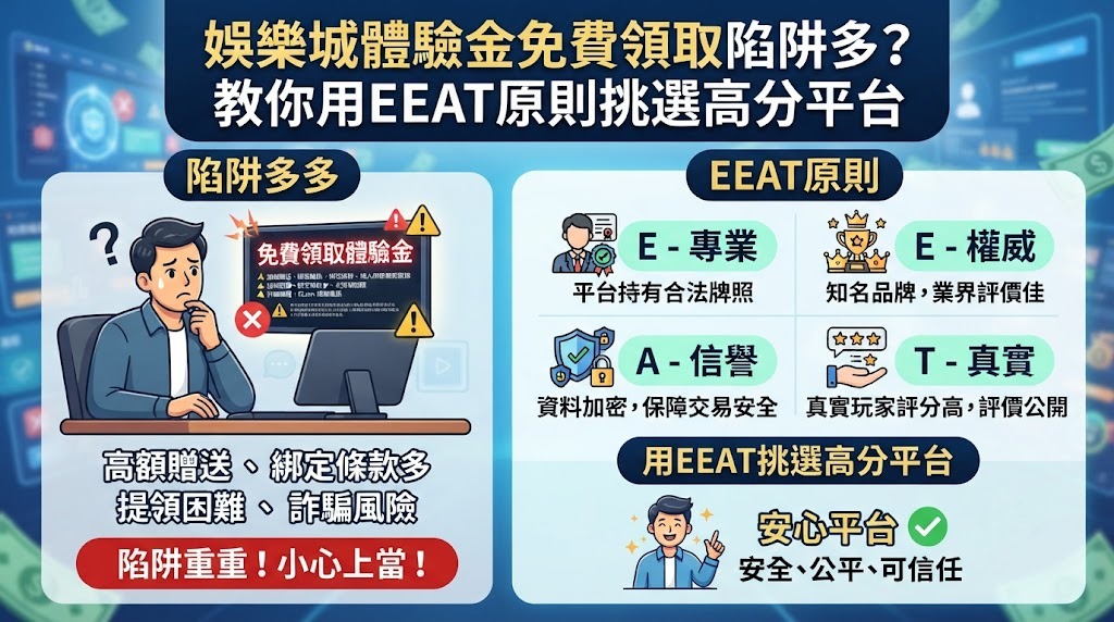 想評估高 EEAT 認證平台的優惠條款,建議先觀看詳細評測。 想評估高 EEAT 認證平台的優惠條款,建議先觀看詳細評測。